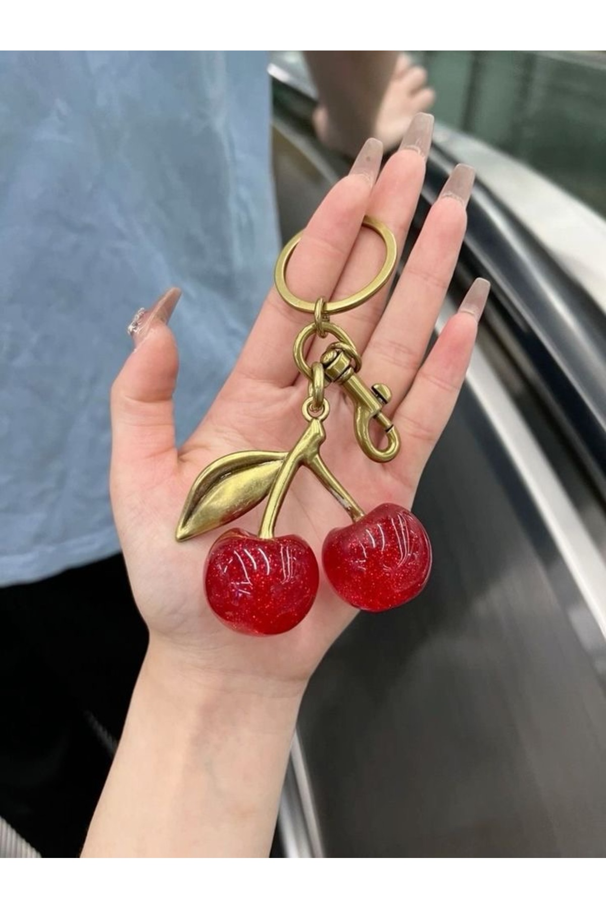 Unisex Kırmızı Kiraz Aksesuarı