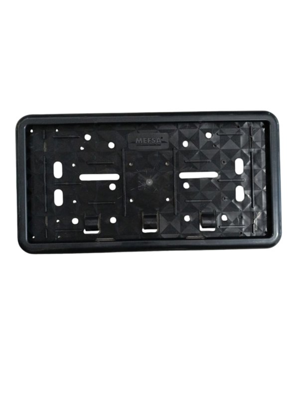 Çerçeveli Dikdörtgen Plakalık Plaka Altlığı Siyah 32X17cm 1 Adet